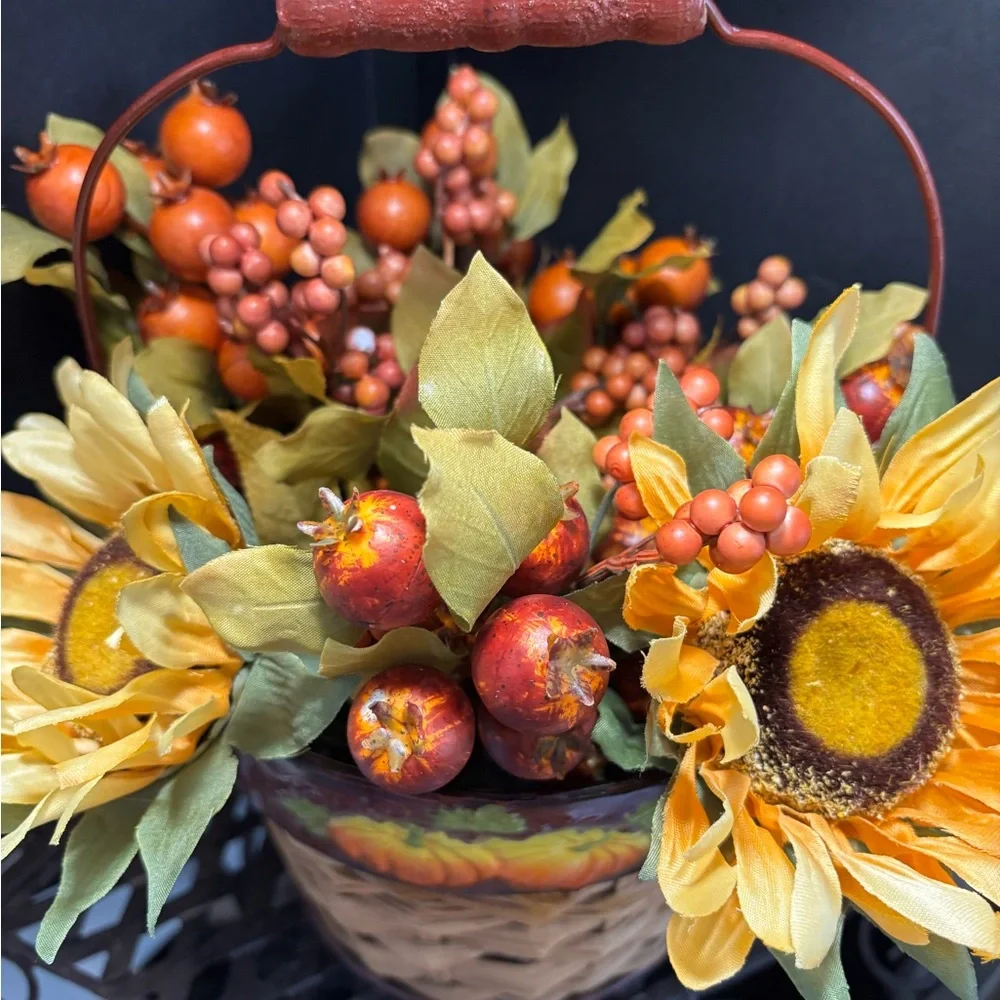 Pumpkin Basket Arrangement